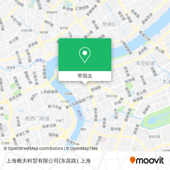 上海樵夫科贸有限公司(东昌路)地图