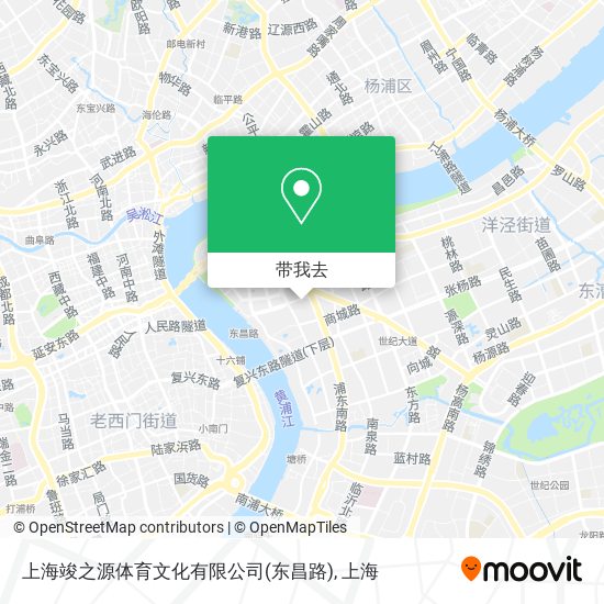 上海竣之源体育文化有限公司(东昌路)地图