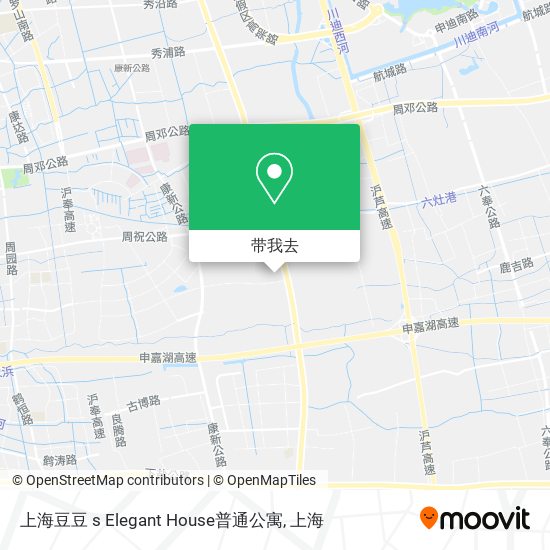 上海豆豆 s Elegant House普通公寓地图