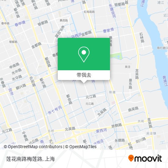 莲花南路梅莲路地图