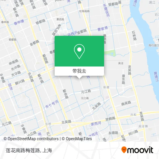 莲花南路梅莲路地图