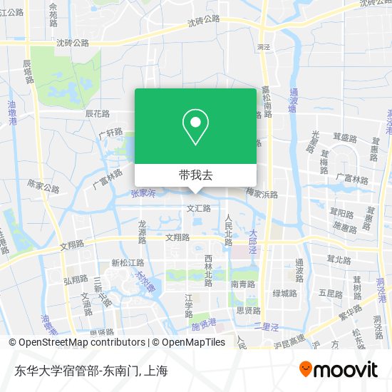 东华大学宿管部-东南门地图