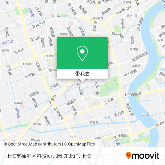 上海市徐汇区科技幼儿园-东北门地图