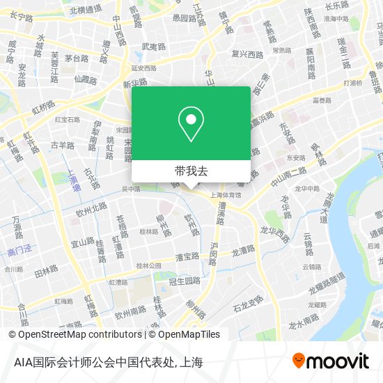 AIA国际会计师公会中国代表处地图