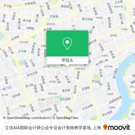 立信AIA国际会计师公会专业会计资格教学基地地图