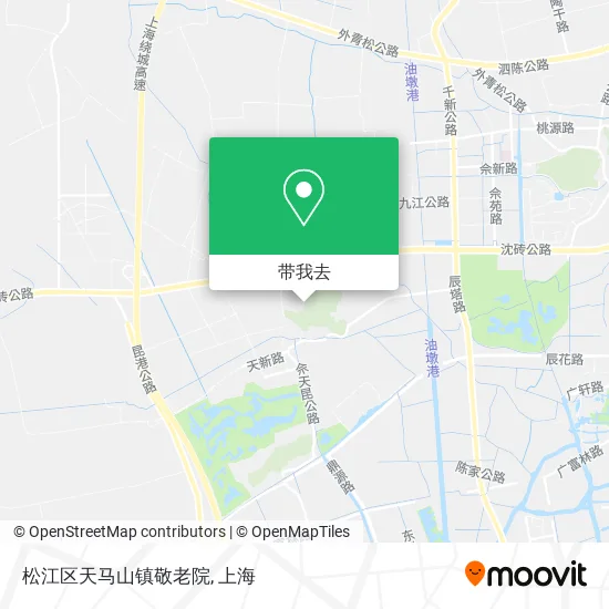 松江区天马山镇敬老院地图