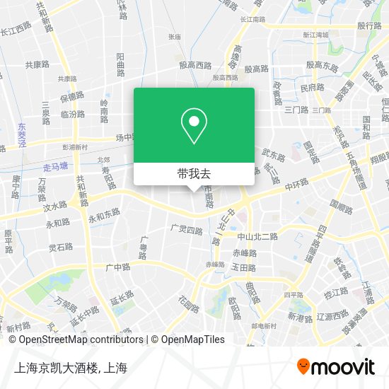 上海京凯大酒楼地图