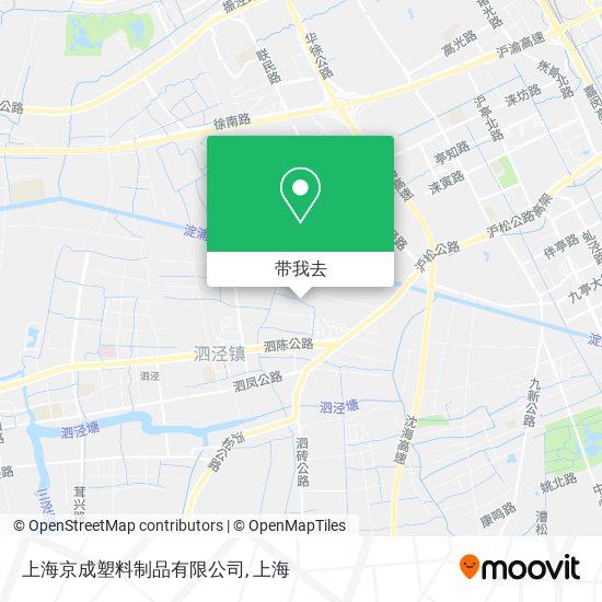 上海京成塑料制品有限公司地图