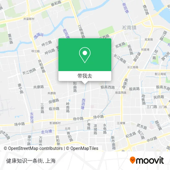 健康知识一条街地图