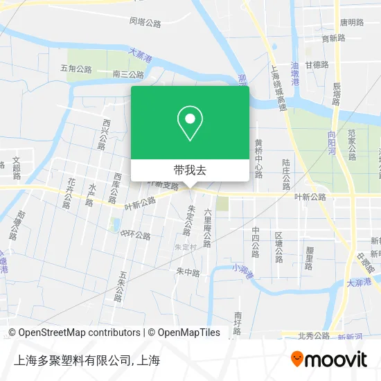 上海多聚塑料有限公司地图