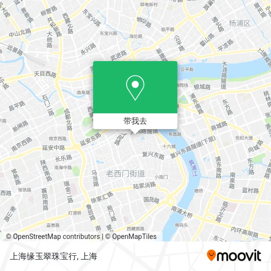 上海缘玉翠珠宝行地图