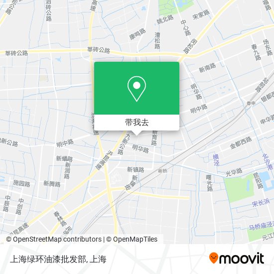上海绿环油漆批发部地图