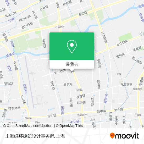 上海绿环建筑设计事务所地图