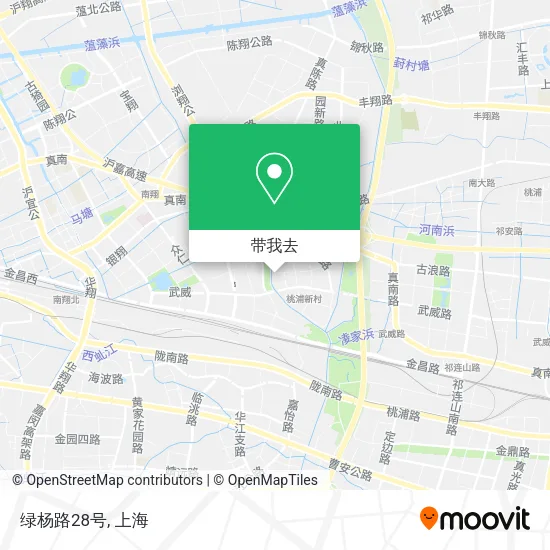 绿杨路28号地图