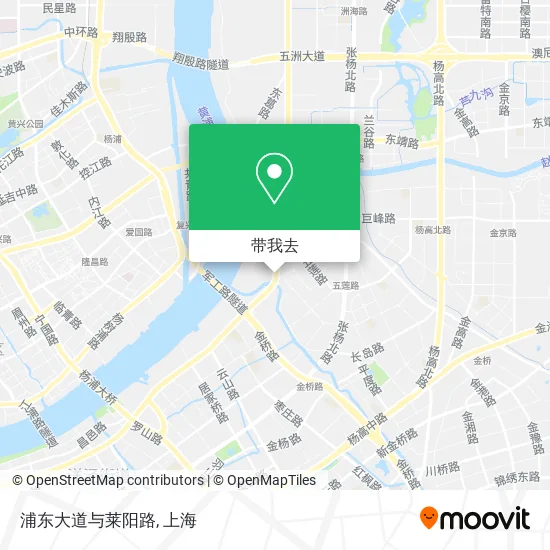 浦东大道与莱阳路地图