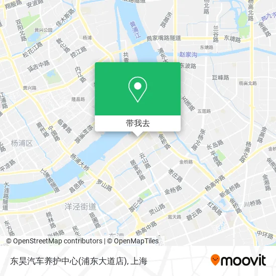 东昊汽车养护中心(浦东大道店)地图