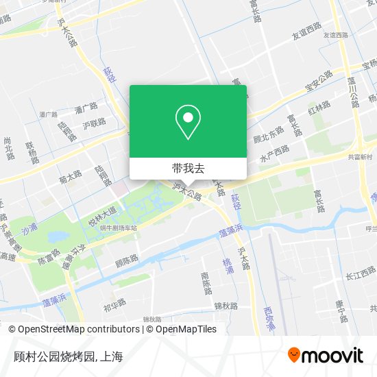 顾村公园烧烤园地图