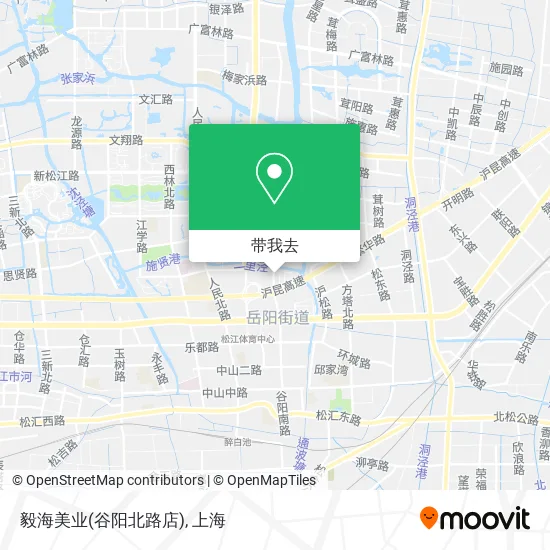 毅海美业(谷阳北路店)地图