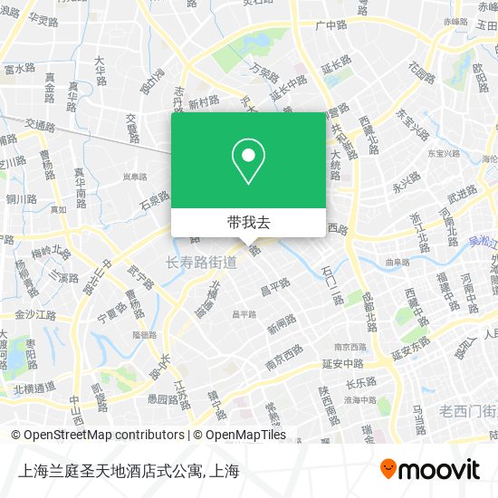 上海兰庭圣天地酒店式公寓地图