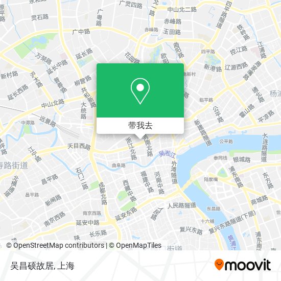 吴昌硕故居地图