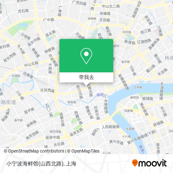 小宁波海鲜馆(山西北路)地图