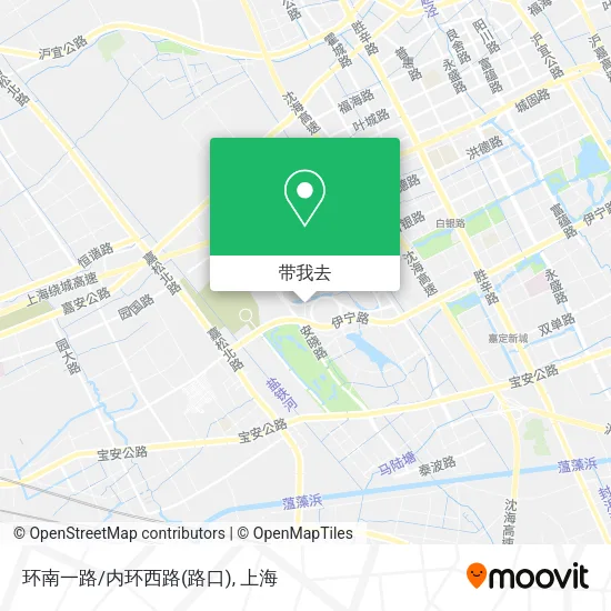 环南一路/内环西路(路口)地图