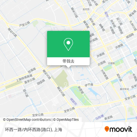 环西一路/内环西路(路口)地图