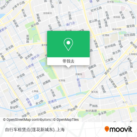 自行车租赁点(莲花新城东)地图