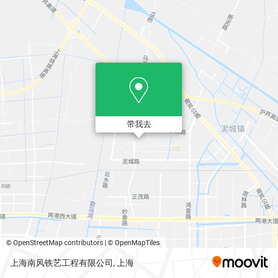 上海南风铁艺工程有限公司地图