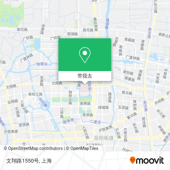 文翔路1550号地图