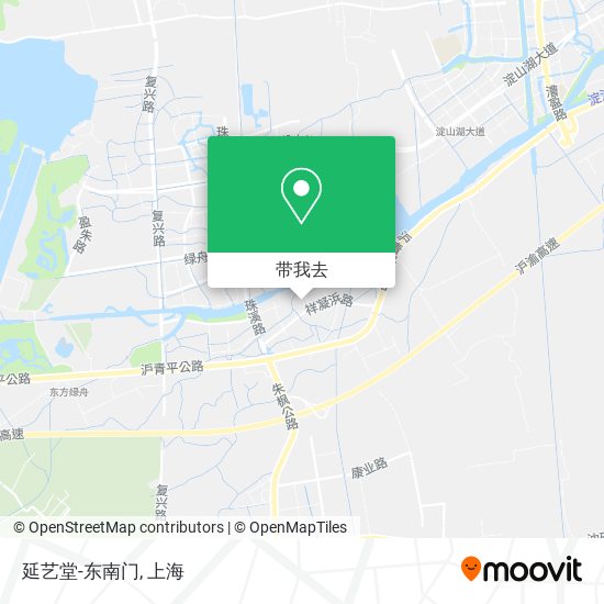 延艺堂-东南门地图