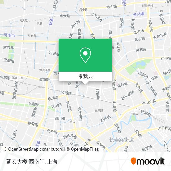 延宏大楼-西南门地图