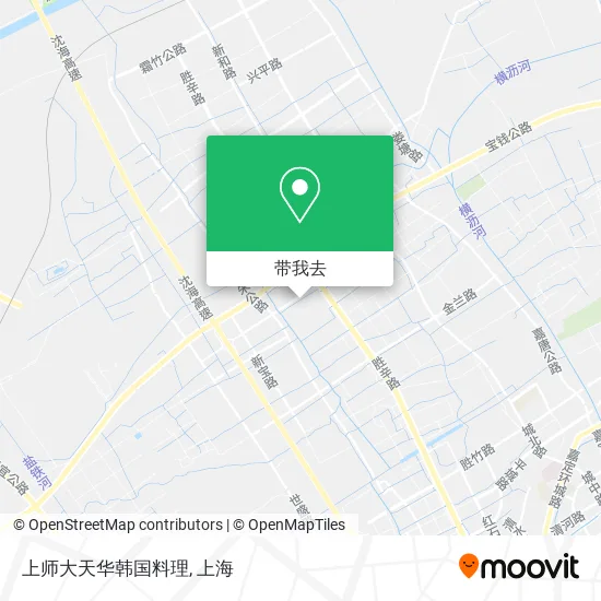上师大天华韩国料理地图