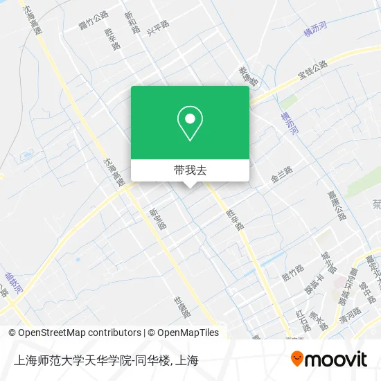 上海师范大学天华学院-同华楼地图