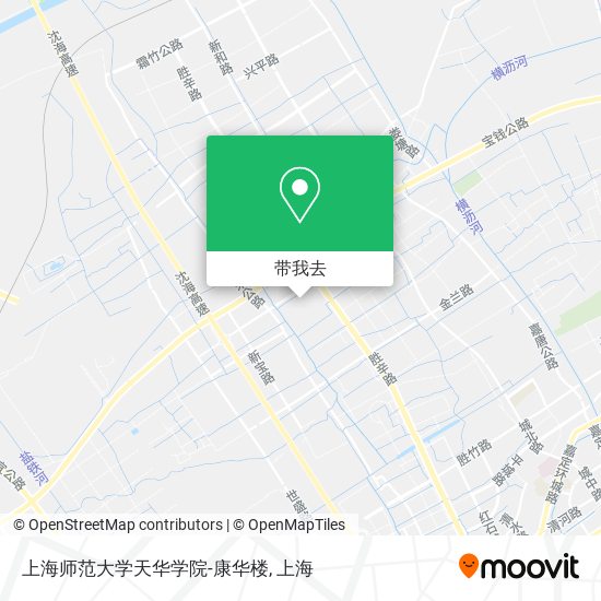 上海师范大学天华学院-康华楼地图