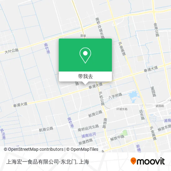 上海宏一食品有限公司-东北门地图