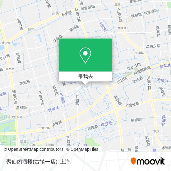 聚仙阁酒楼(古镇一店)地图