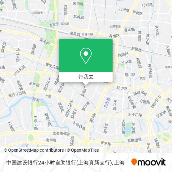 中国建设银行24小时自助银行(上海真新支行)地图