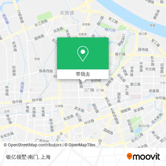 银亿领墅-南门地图