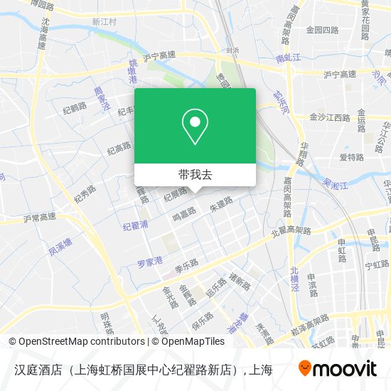 汉庭酒店（上海虹桥国展中心纪翟路新店）地图