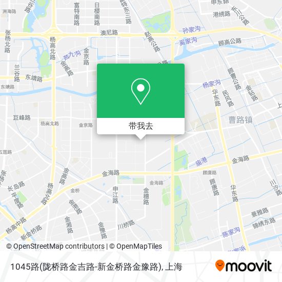 1045路(陇桥路金吉路-新金桥路金豫路)地图