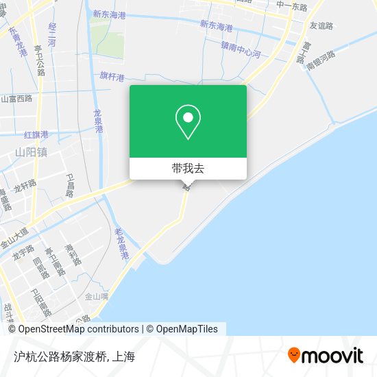 沪杭公路杨家渡桥地图