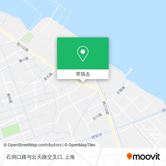 石洞口路与云天路交叉口地图