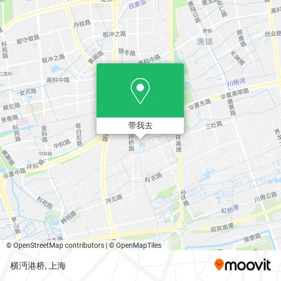 横沔港桥地图