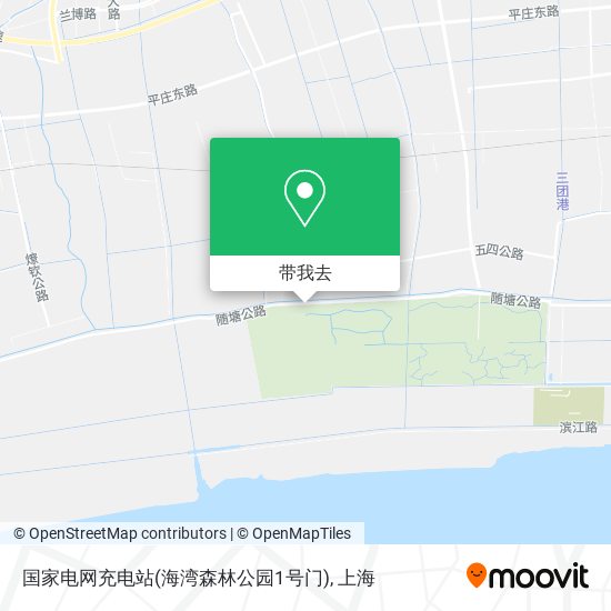 国家电网充电站(海湾森林公园1号门)地图