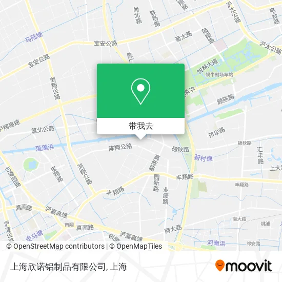 上海欣诺铝制品有限公司地图