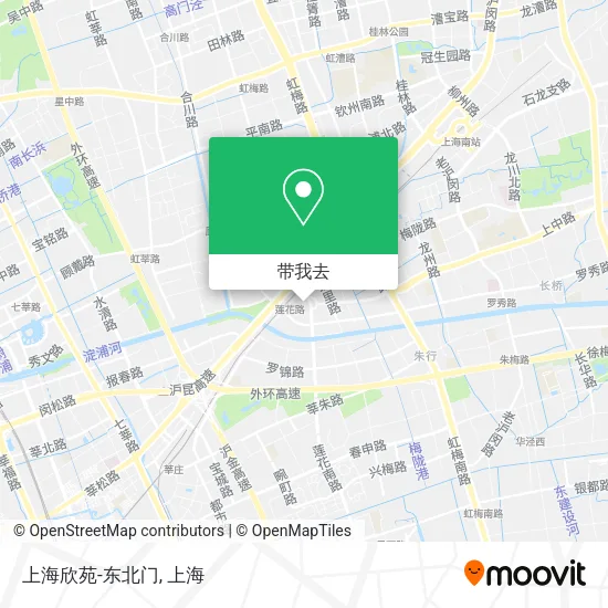 上海欣苑-东北门地图