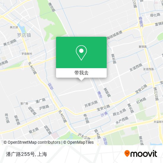 潘广路255号地图