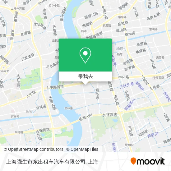 上海强生市东出租车汽车有限公司地图