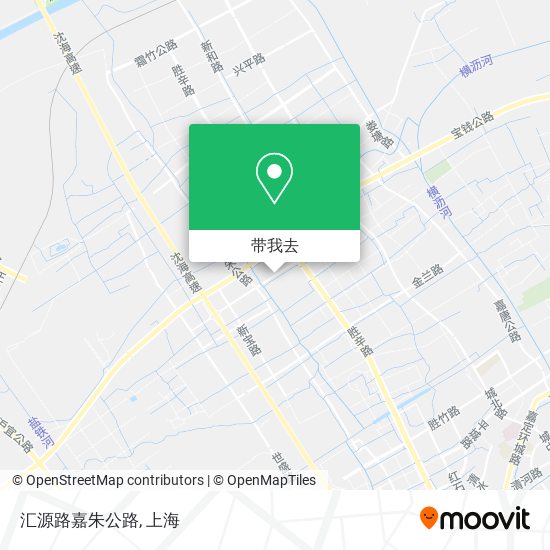 汇源路嘉朱公路地图